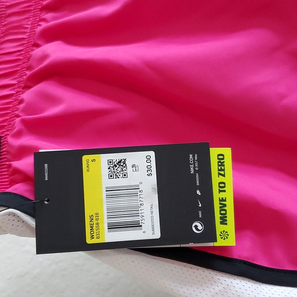 Women's Nike Dri-Fit Running Shorts, Size Small, Color: Pink - Picture 4 of 5